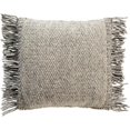 thumbnail image 1 of Surya FAO007-1818 18 x 18 in. Faroe Woven Pillow Cover, Black, Beige & Charcoal, 1 of 5