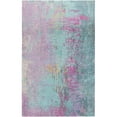 thumbnail image 1 of Surya Felicity FCT-8003 79x108" Rectangle Fabric Area Rug in Aqua Blue/Lavender, 1 of 7