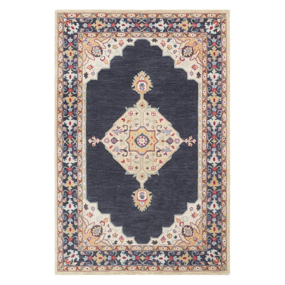 Surya Fire Work Medallion Area Rug
