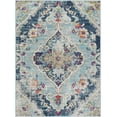 thumbnail image 1 of Floransa Machine Woven Area Rug - Sky Blue - 5'3" x 7'1", 1 of 4