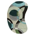 thumbnail image 1 of Surya Forum FM-7157 72 x 108" Kidney Modern Wool Rug in Multi-Color, 1 of 7