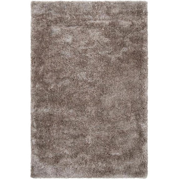 Surya GRIZZLY6-69 Grizzly Shag 6 ft. x 9 ft. Rectangle Area Rug, Light Gray