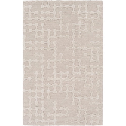 Surya Gable Hand-Hooked Beige/Ivory Area Rug