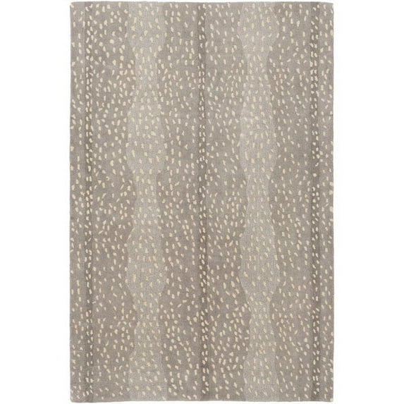 Surya Gazelle GZL-2301 60 x 90" Rectangle Wool Area Rug in Gray/Charcoal/Beige
