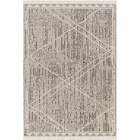 Surya Berlin BLR-2306 Rectangle Area Rugs - Light Gray - 5 ft. 3 in. x 7 ft.