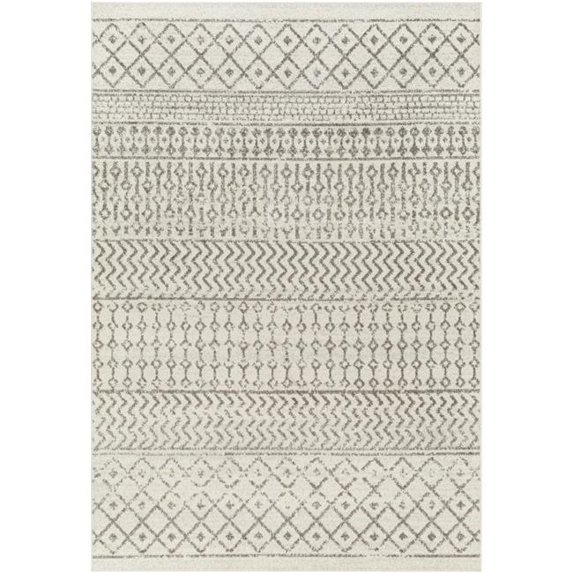 Surya Global Elaziz Polypropylene 5'3" Round Area Rugs ELZ2369-53RD