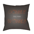 thumbnail image 1 of Surya  Gobble Till You Wobble Medium Throw Pillow - Brown & Orange - 20 x 20 x 4 in., 1 of 2