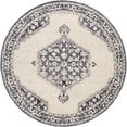 thumbnail image 1 of Surya Granada GND-2305 96x96" Round Traditional Wool Area Rug in Beige/Charcoal, 1 of 5