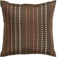 thumbnail image 1 of Surya Surya Pillows Area Rug HH081 Chocolate Stripes Dots, 1 of 1