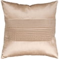 thumbnail image 1 of Surya HH019-2222 Solid Pleated Pillow Cover - Khaki - 22 x 22 x 0.25 in., 1 of 2