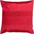 thumbnail image 1 of Surya HH025-1818 Solid Pleated Pillow Cover - Bright Red - 18 x 18 x 0.25 in., 1 of 2