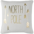 thumbnail image 1 of Artistic Weavers Holiday North Pole Pillow Cover 18' x 18', 1 of 2