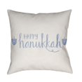 thumbnail image 1 of Surya Happy Hannukah 18" x 18" Medium Square Throw Pillow HDY029-1818, 1 of 2