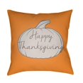thumbnail image 1 of Surya Happy Thanksgiving 20" x 20" Medium Square Throw Pillow HPY002-2020, 1 of 2
