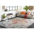 thumbnail image 1 of Surya Harput HAP-1000 63 x 87" Rectangle Fabric Rug in Burnt Orange/Blue/Aqua, 1 of 7