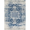 thumbnail image 1 of Surya  Harput Rectangle Machine Made Updated Traditional Area Rug - Dark Blue - Light Gray & Beige, 1 of 5