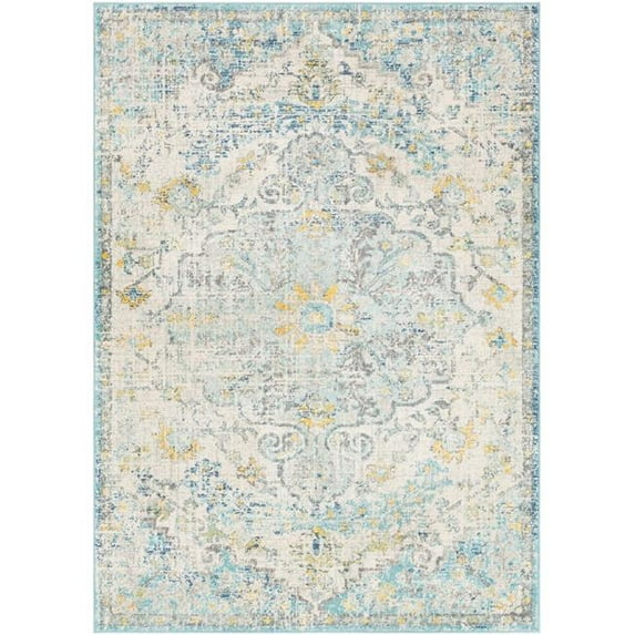 Surya  Harput Rectangle Machine Made Updated Traditional Area Rug - Multi Color - 9 ft. 3 in. x 12 ft. 6 in.