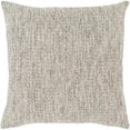 thumbnail image 1 of Surya Heidi 22"Hx22"W Square Fabric Pillow Cover in Charcoal/Ivory, 1 of 2