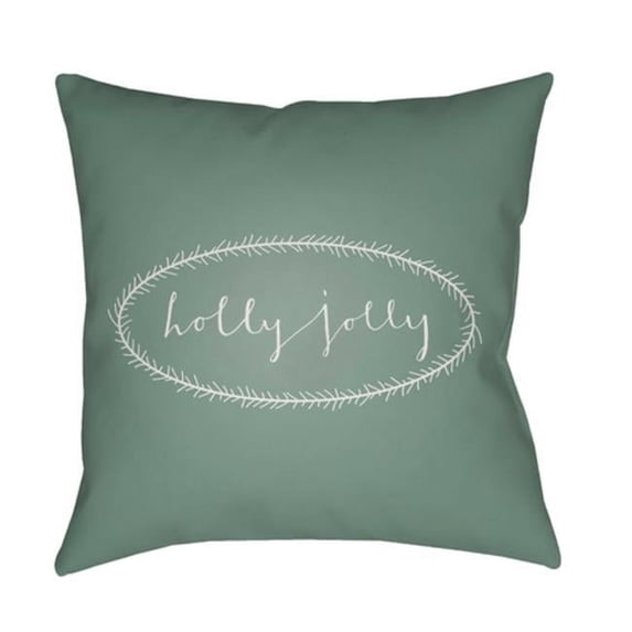 Holly Jolly 20 x 20 x 4 Throw Pillow