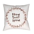 thumbnail image 1 of Surya  Home Sweet Home II 18 x 18 x 4 in. Throw Pillow - Red - Medium, 1 of 2