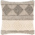 thumbnail image 1 of Hygge Hand Woven Cottage Pillow Cover in Charcoal,White, 1 of 2
