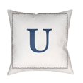 thumbnail image 1 of Surya Initials 18" x 18" Medium Square Throw Pillow INT021-1818, 1 of 2