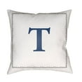 thumbnail image 1 of Surya Initials 20" x 20" Medium Square Throw Pillow INT020-2020, 1 of 2