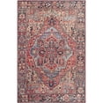 thumbnail image 1 of Surya Iris IRS-2310 120x156" Rectangle Traditional Fabric Rug in Red/Blue/Beige, 1 of 7