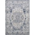 thumbnail image 1 of Surya Jolie JLO-2309 63 x 87" Rectangle Fabric Rug in Dark Blue/Gray/Tan, 1 of 6