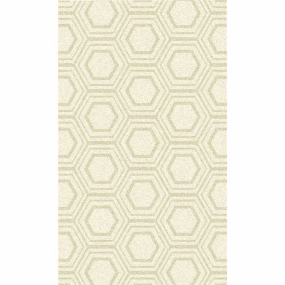 Surya Kabru Ivory Geometric Rug