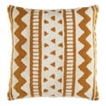 thumbnail image 1 of Surya Kabela KBL-004 18"Hx18"W Square Fabric Pillow Cover in Mustard Yellow, 1 of 4