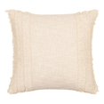 thumbnail image 1 of Surya Kandie KDE-001 18"Hx18"W Square Cotton Pillow Kit in Cream/Light Beige, 1 of 6