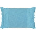 thumbnail image 1 of Surya Kandie KDE-002 18 x 18" Square Cotton Pillow Kit in Aqua Blue, 1 of 5