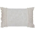 thumbnail image 1 of Surya Kandie KDE-003 14"Hx22"W Polyester Fill Cotton Pillow Kit in Light Gray, 1 of 4