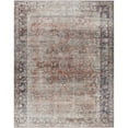 thumbnail image 1 of Surya Kemer 63x84" Rectangle Traditional Fabric Rug in Charcoal/Red, 1 of 1