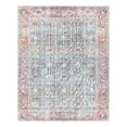thumbnail image 1 of Kemer Machine Washable Area Rug in Blue |KMR-2301 - Rectangle 6'7" x 9', 1 of 3