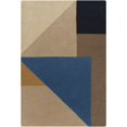 thumbnail image 1 of Surya Kennedy KDY-3027 60 x 90" Rectangle Wool Rug in Brown/Navy/Light Beige, 1 of 7
