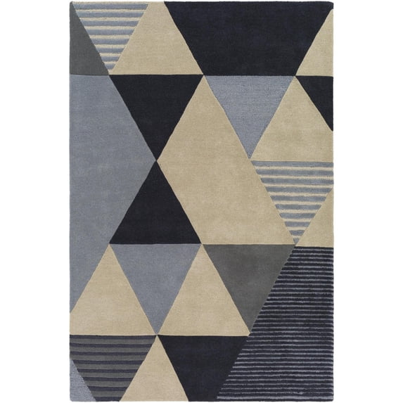 Kennedy Hand Tufted Area Rug - Navy - 4' x 6'
