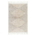 thumbnail image 1 of Surya Khemisset KMS-2311 60x90" Rectangle Global Cotton Rug in Gray/Cream, 1 of 7