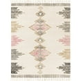 thumbnail image 1 of Surya Khemisset KMS-2314 96 x 120" Rectangle Modern Cotton Rug in Black/Cream, 1 of 5