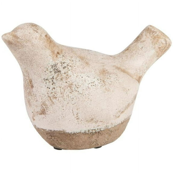 Surya LCL612-M Leclair Bird - Ivory, Taupe & Khaki - 10.24 x 5.31 x 7.48 in.