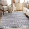 thumbnail image 1 of Surya La Casa Moroccan Global 100% Cotton Area Rug, 8' x 10' Black, Cream, No Pile, Pet Friendly, Machine Woven Stain Resistant, LCS2304-710102, 1 of 10