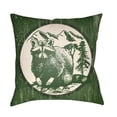 thumbnail image 1 of Artistic Weavers Lodge Cabin Raccoon Ridge Pillow Poly Filled 16' x 16', 1 of 7