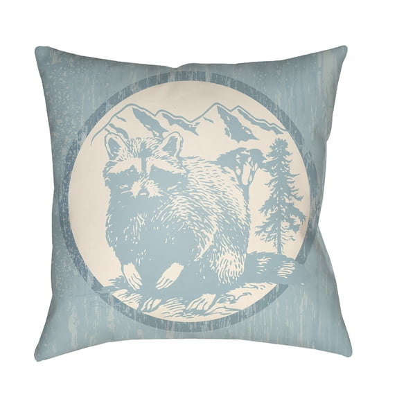 artistic weavers lodge cabin raccoon ridge indoor/outdoor throw pillow