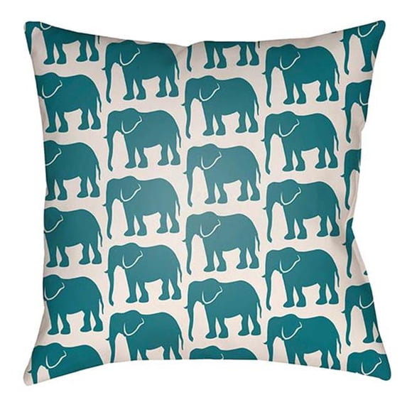 Artistic Weavers LOTA1409-2626 Lolita Square Pillow, Teal & Ivory - 26 x 26 ft.