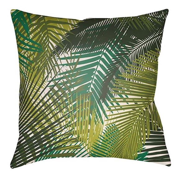 Artistic Weavers LOTA1403-1818 Lolita Square Pillow, Lime & Olive Green - 18 x 18 ft.