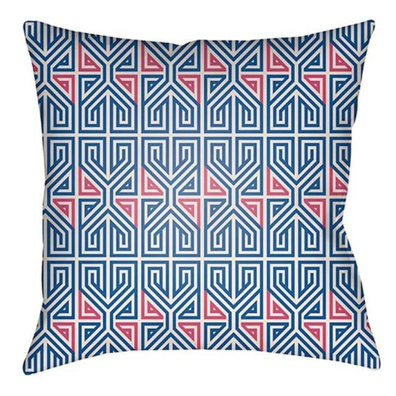 Indoor Outdoor LOTA1252-2222 Square 22" x 22" Pillow Cover + Polyfill