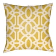 thumbnail image 1 of Artistic Weavers LTCH1115-2626 Litchfield Square Pillow, Bright Yellow & Ivory - 26 x 26 ft., 1 of 1