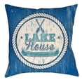 thumbnail image 1 of Artistic Weavers LTCH1527-1616 Litchfield Square Pillow, Royal Blue & Navy Blue - 16 x 16 ft., 1 of 1