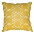 thumbnail image 1 of Artistic Weavers LTCH1352-1616 Litchfield Square Pillow, Bright Yellow & Ivory - 16 x 16 ft., 1 of 7